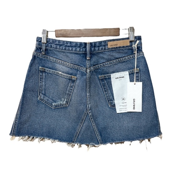 NWT - GRLFRND - Eva A Frame Gusset Skirt - size 28 - Picture 4 of 4